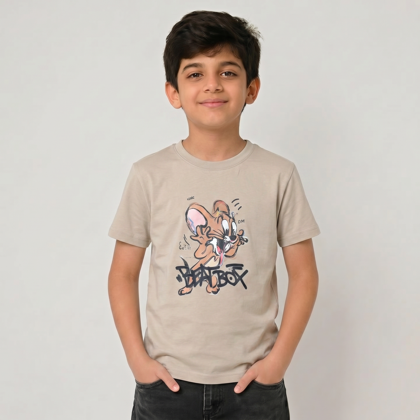 Boys Cotton Printed T-Shirt