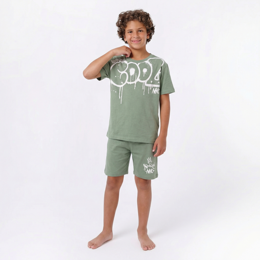 Boys Cotton Printed Pyjama