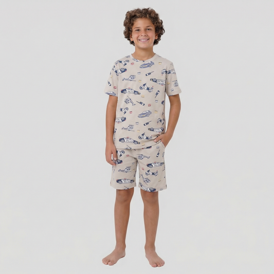Boys Cotton Printed Pyjama
