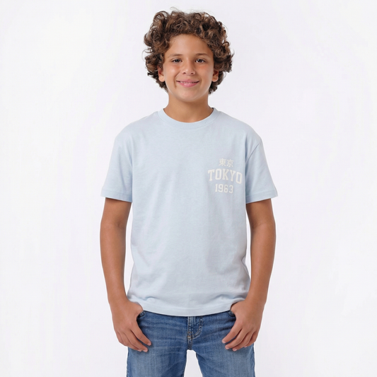 Boys Cotton Printed T-Shirt