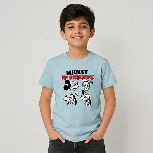 Boys Cotton Printed T-Shirt