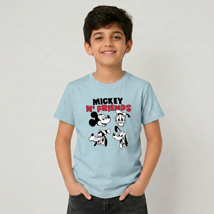Boys Cotton Printed T-Shirt